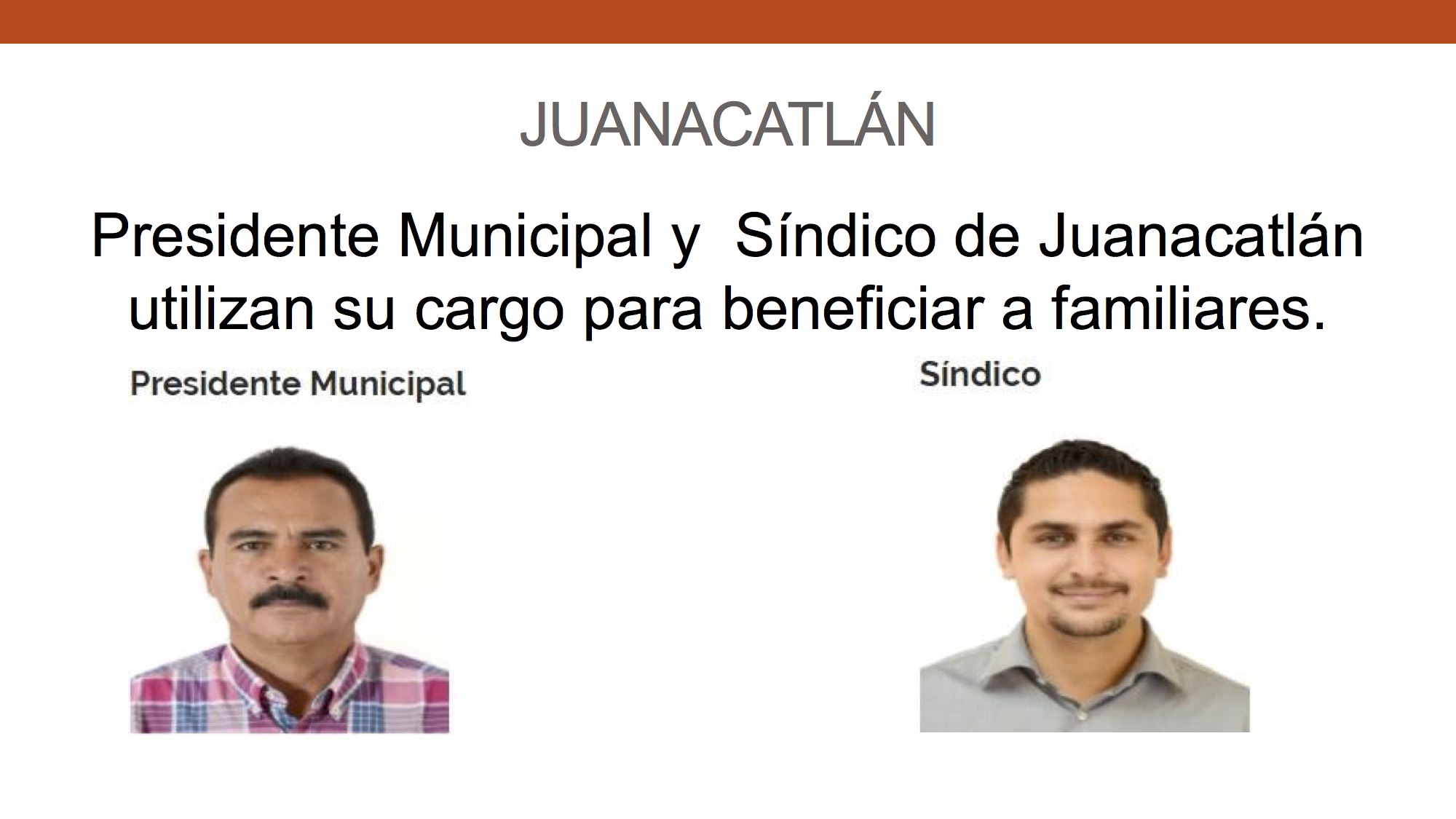 Denuncia Regidor amenazas de Alcalde de Juanacatlán