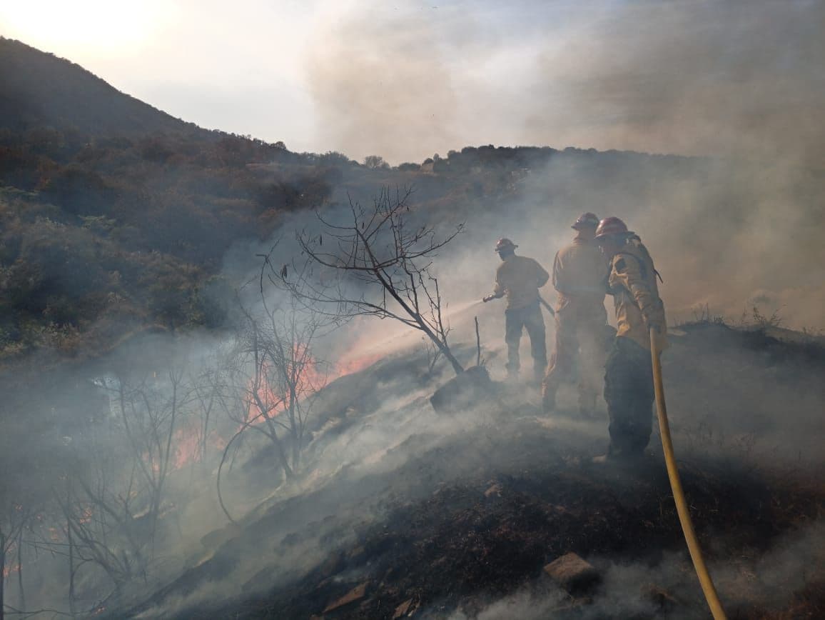 Afecta incendio 100 hectáreas en Juanacatlán