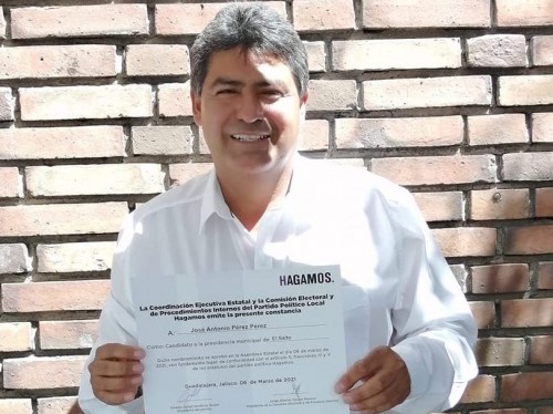 Antonio Pérez: Candidato de Hagamos a alcalde de El Salto