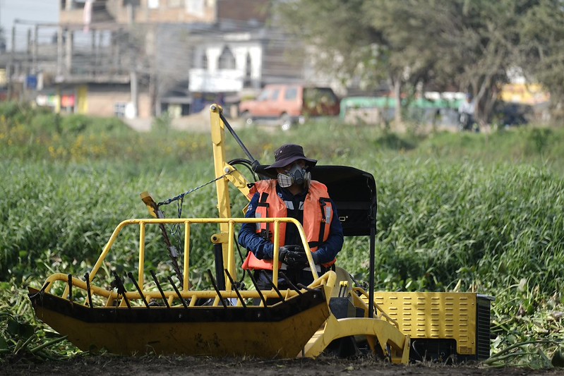 Arrancan trabajos de limpieza y desazolve en la Presa Las Pintas
