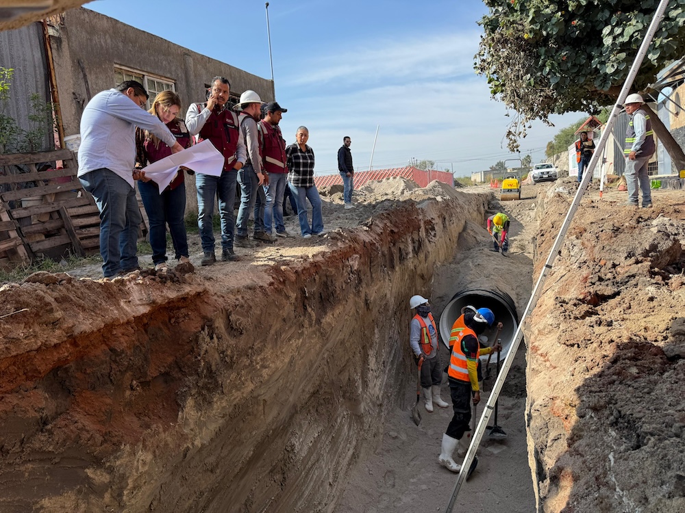 Avanzan dos colectores: afirma El Salto que forman parte del proyecto de saneamiento del Río Santiago