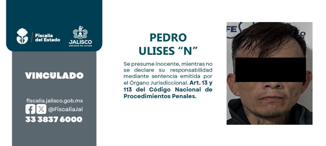 Capturan y procesan a presunto feminicida