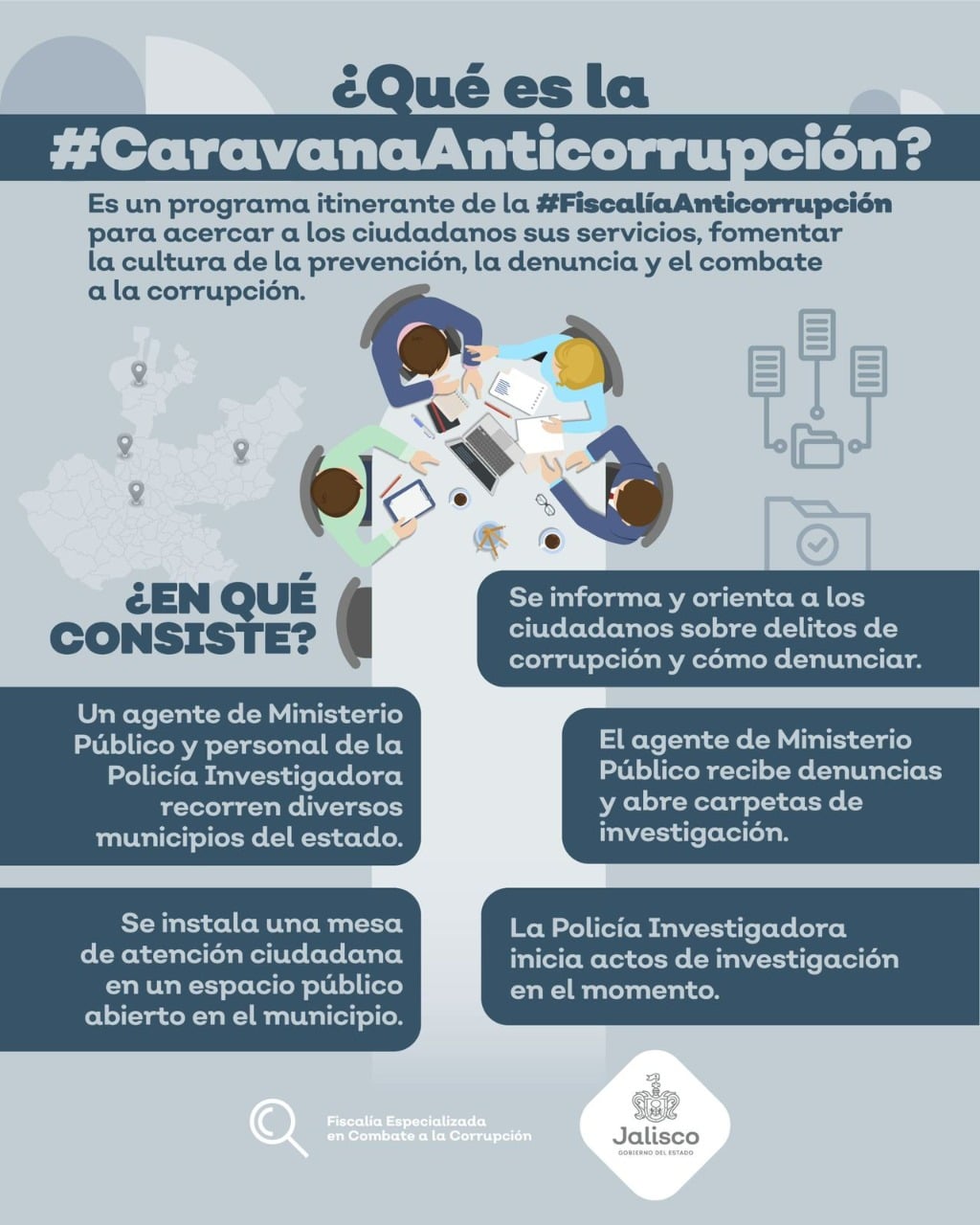 "Caravana Anticorrupción" de la Fiscalía visitará el municipio de El Salto