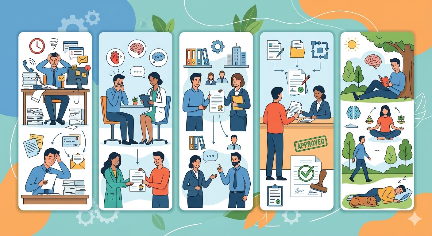 Cómo pedir una incapacidad por estrés laboral