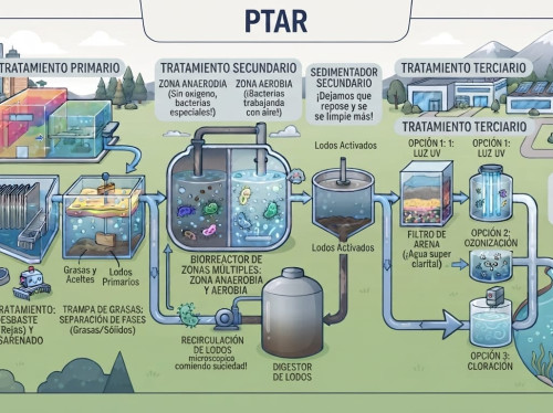 ¿Cómo se limpia el agua?
