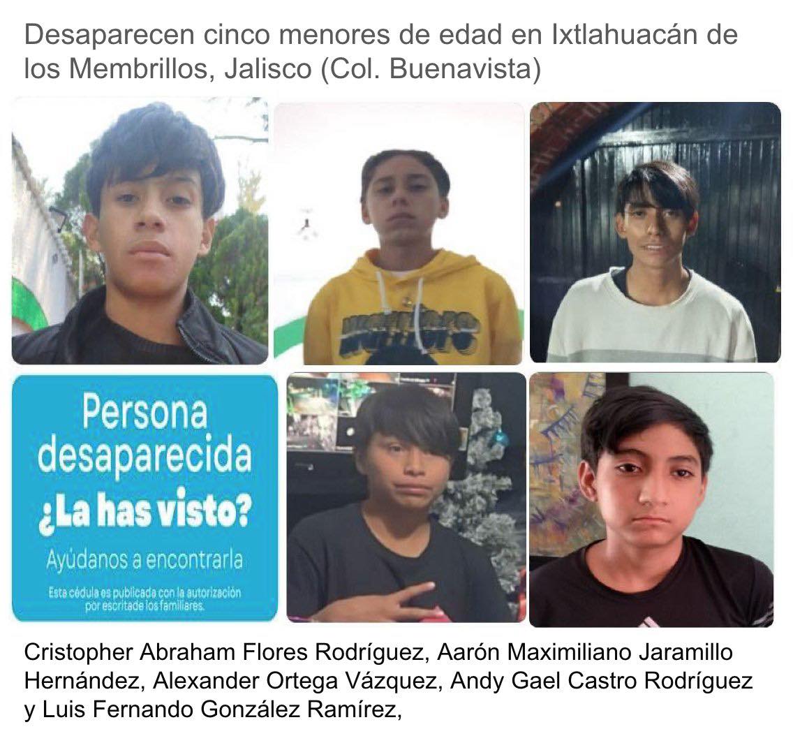 Confirman la localización de adolescentes reportados como desaparecidos en Ixtlahuacán