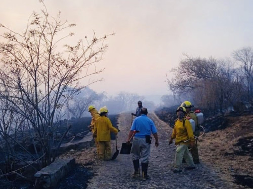 Declaran extinguido incendio en Cerro de Santa Fe en Zapotlanejo