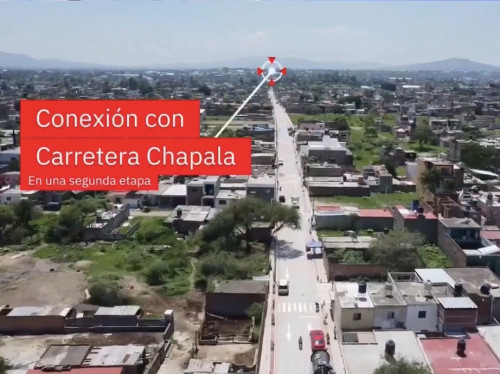 Entregan primera etapa de la calle Los Pinos en El Salto; conectará con la carretera a Chapala