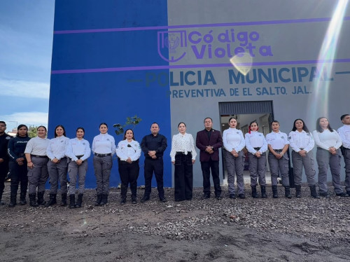 Inauguran en El Salto base policial especializada para mujeres víctimas de violencia