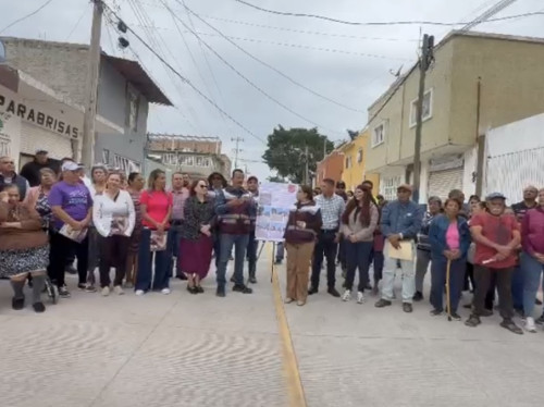 Inauguran primera etapa de rehabilitación integral de calle Lázaro Cárdenas en Las Pintitas