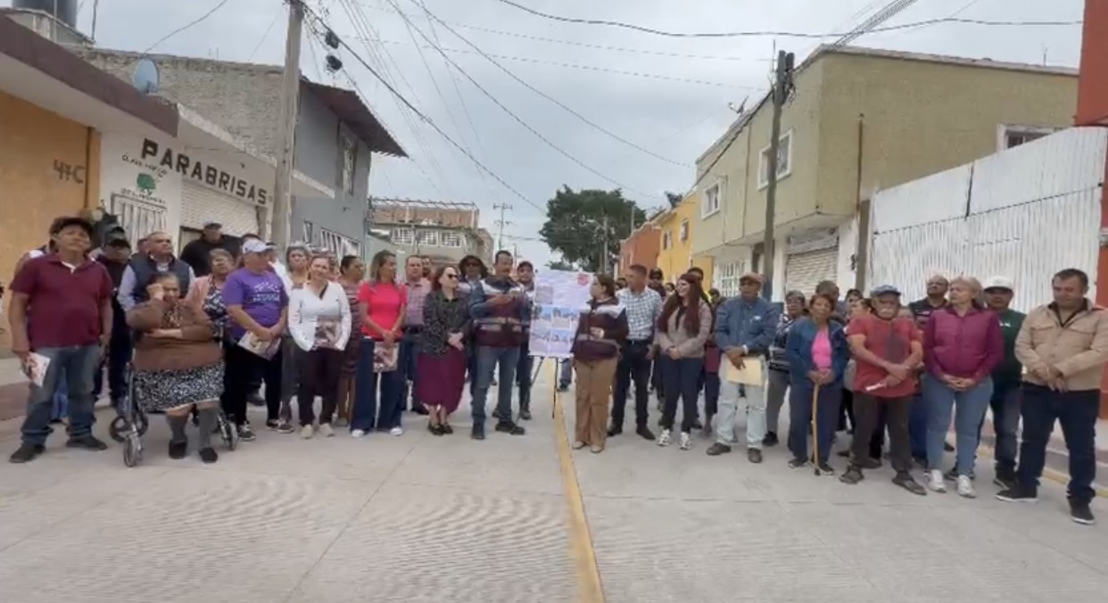 Inauguran primera etapa de rehabilitación integral de calle Lázaro Cárdenas en Las Pintitas