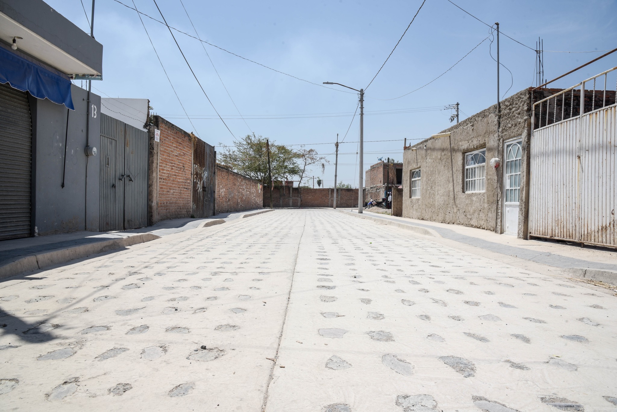Remodelan Calle Ignacio Allende en San José del Quince
