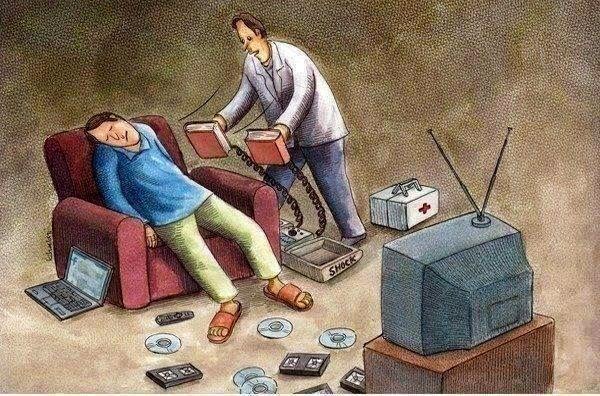 Prefieren ver televisión que leer 