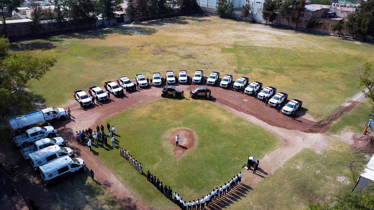 Presume El Salto fortalecimiento de seguridad con entrega de 24 nuevas unidades operativas