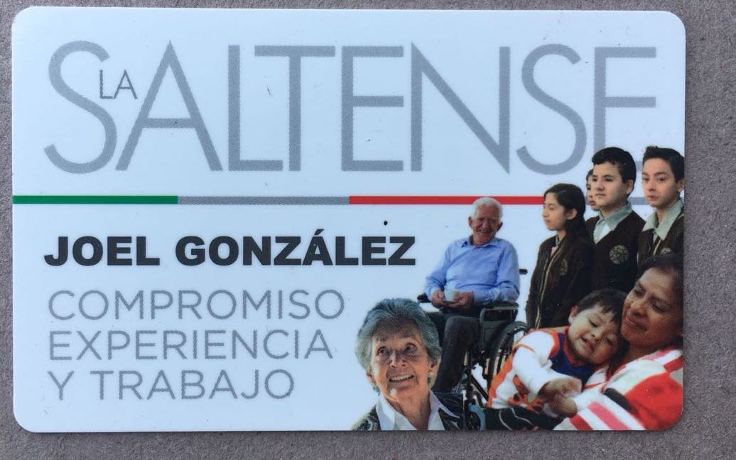Promueve PRI voto con tarjeta "La Saltense"