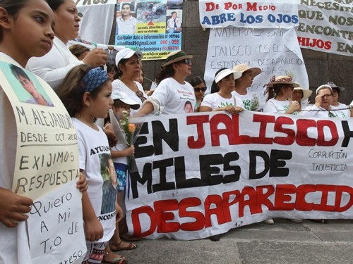 Reportan en Jalisco 13 personas desaparecidas al día