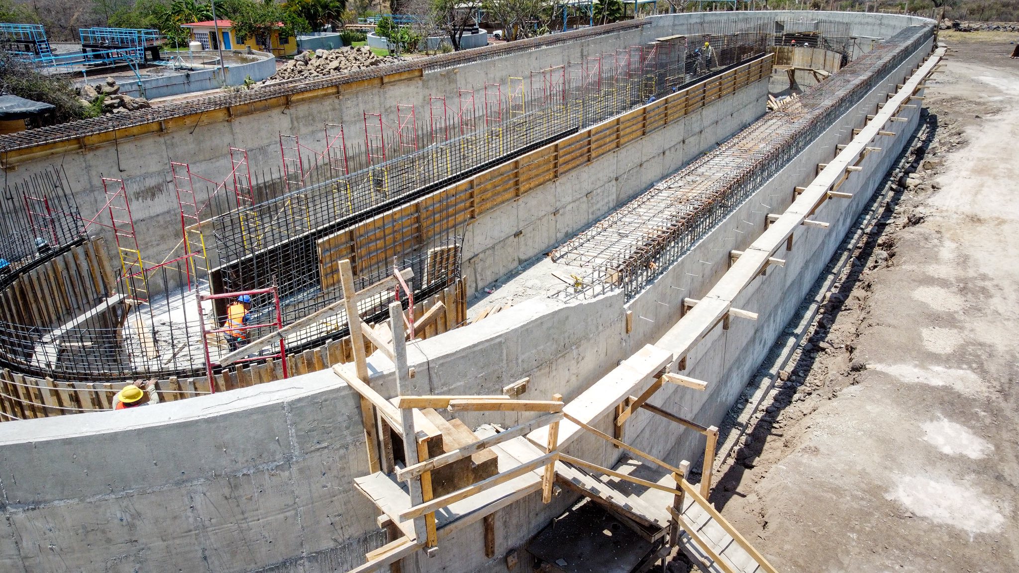 Supervisan obras en las plantas de tratamiento de El Salto y Juanacatlán