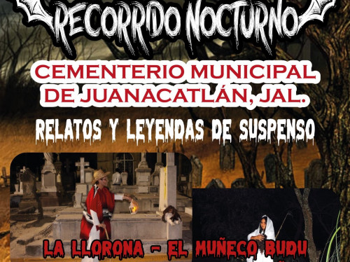 ¿Te gustan los relatos y leyendas? Invitan a recorridos nocturnos en el Cementerio de Juanacatlán