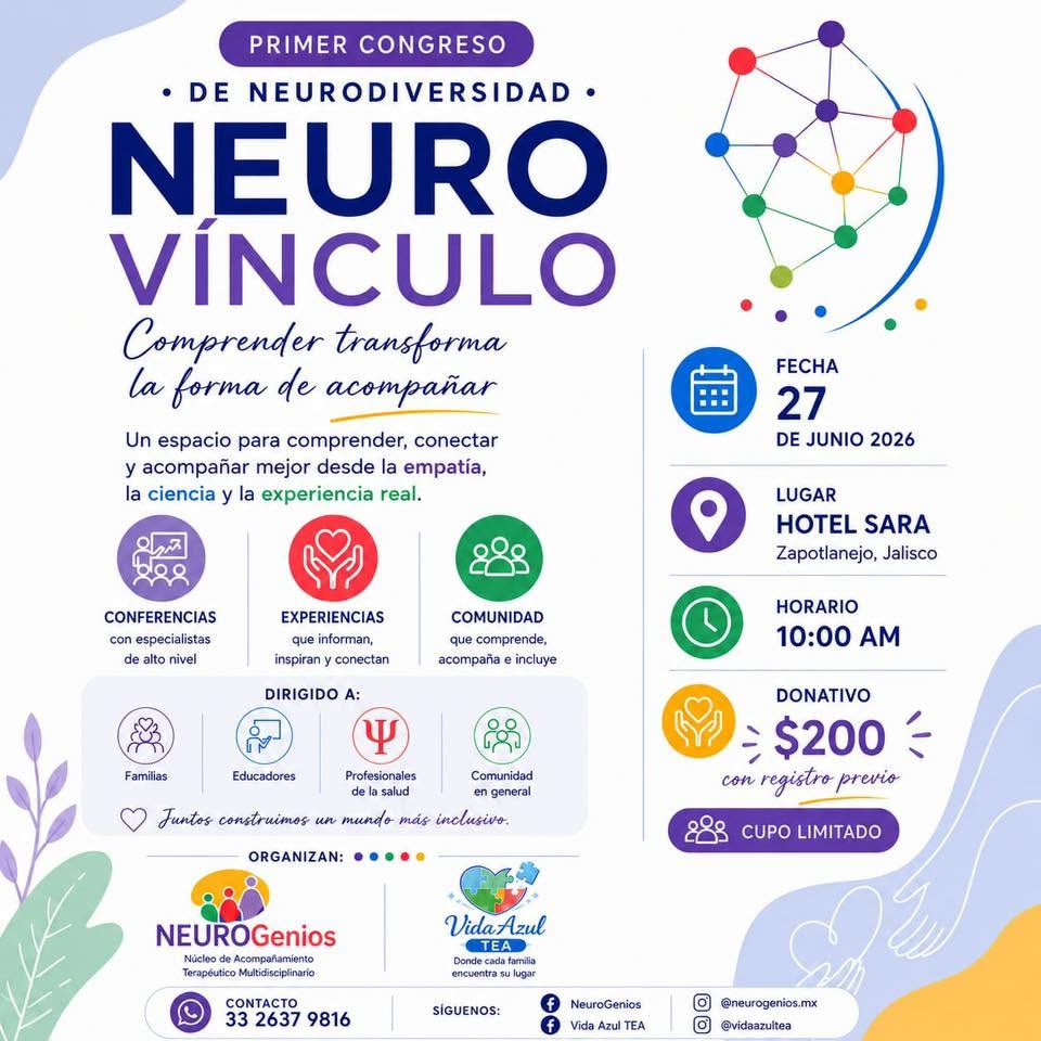 Zapotlanejo será sede del primer Congreso de Neurodiversidad