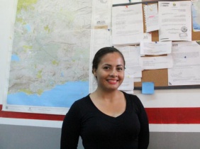 Brenda Marisol Cortes, estudiante de geografía  