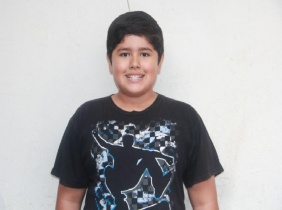 Bruno Cetina Zapata, de 10 años