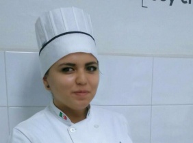 Katia Rodríguez, estudiante de gastronomía