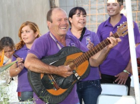 Rafael Pérez, guitarrista del Coro de Nuestra Seño